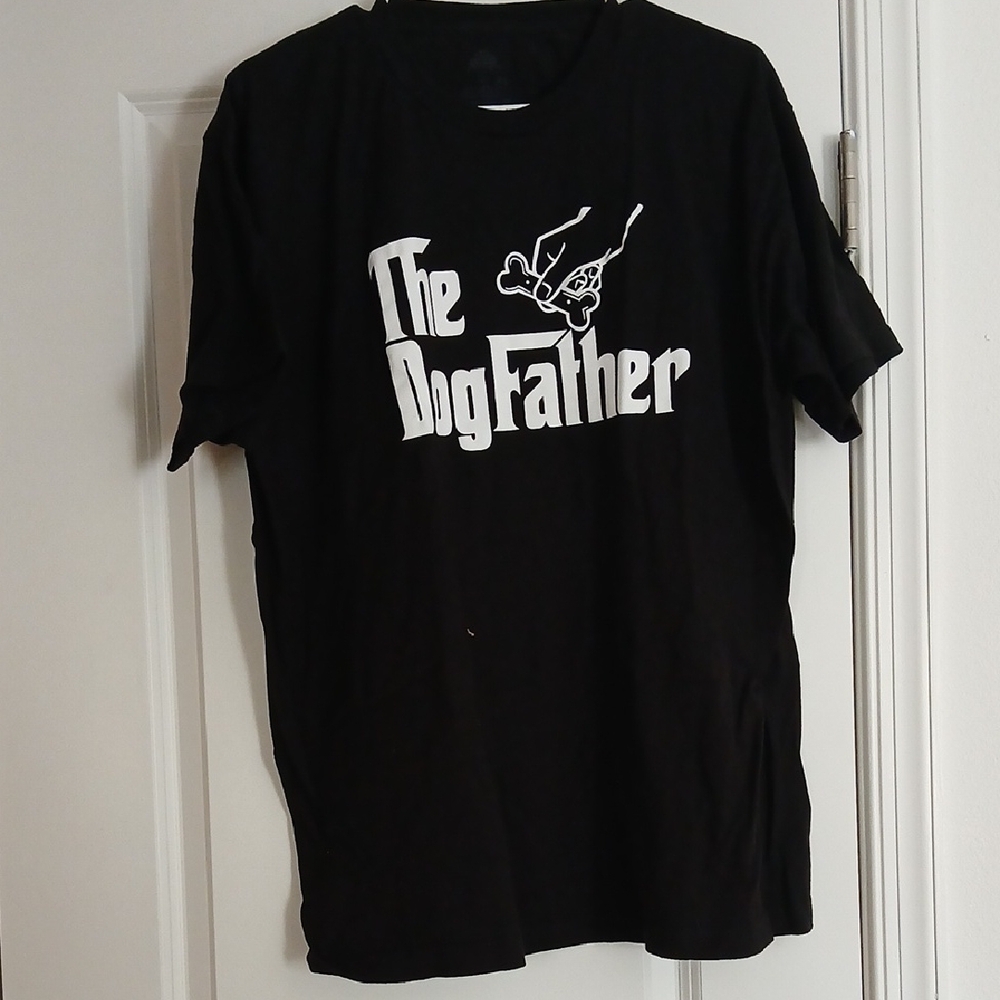 Kids Black Graphic Tee - The Dog Father Design